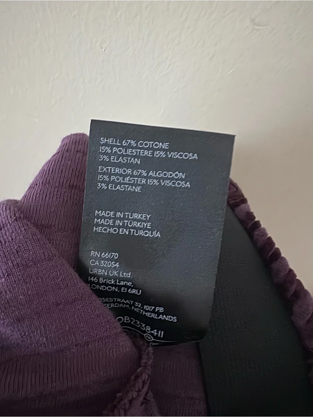 Free People Pull on Flare Pants Deep Plum Sz. S New